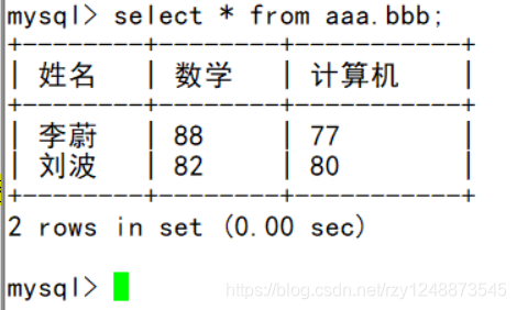 删除表中数据