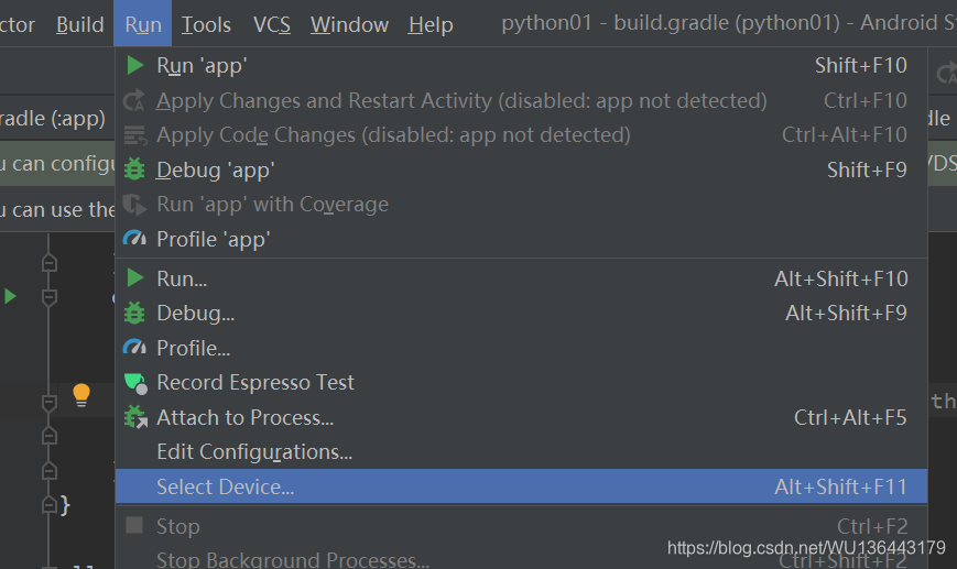 Android Studio真机调试,Run Configuration中没有deployment target解决方法 ...