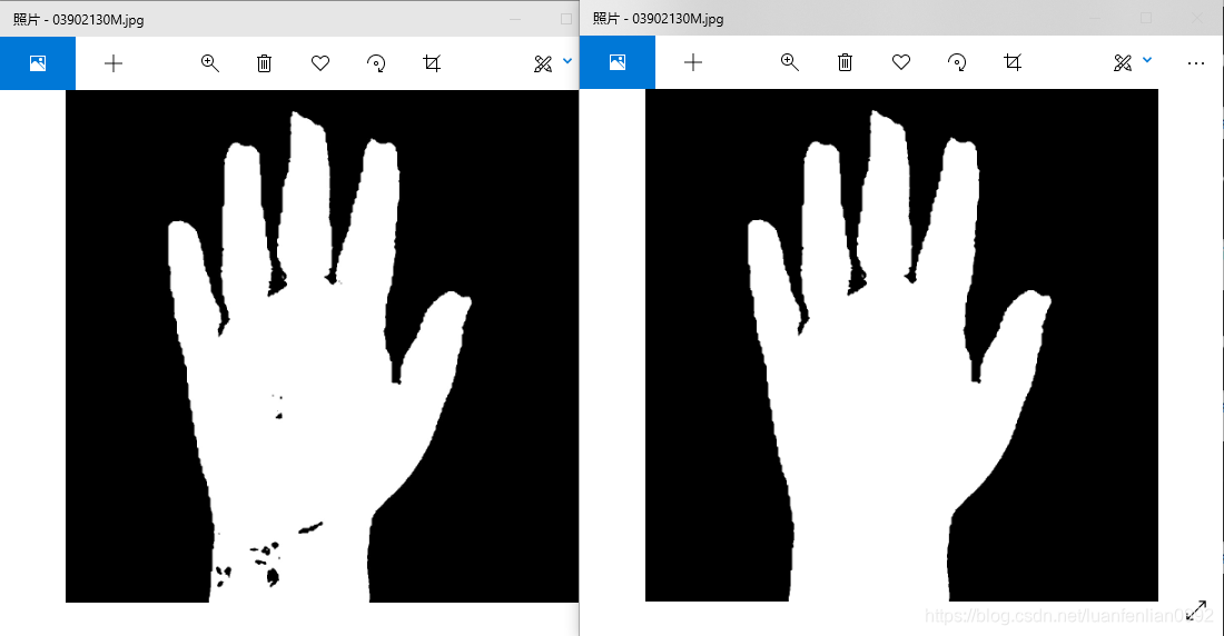 python-opencv去除小面积区域/孔洞填充(二值图像)_python opencv 去除孔洞-CSDN博客