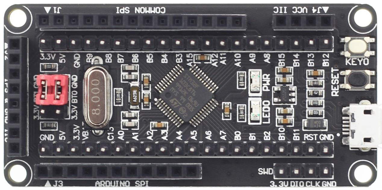 stm32f103c8t6最小系統板使用說明