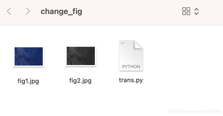 我们建立了名为 change_fig 的文件夹