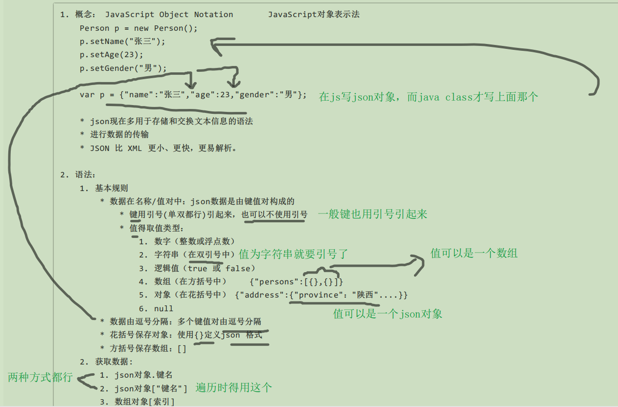 JSON、遍历获取json对象的值