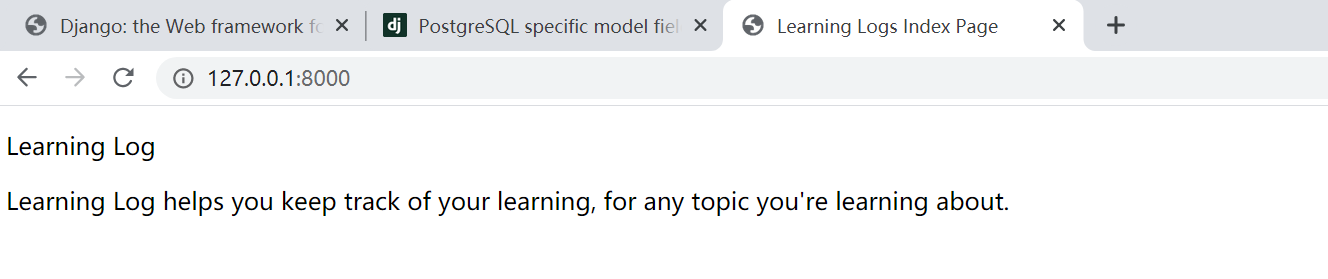 Django实践：创建学习笔记主页，debug--URL设置，TemplateDoesNotExist: learning_logs ...