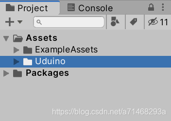 Uduino导入Unity