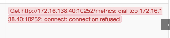 connect refused