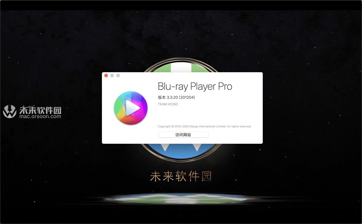 蓝光视频播放器Bluray Player Pro for Mac