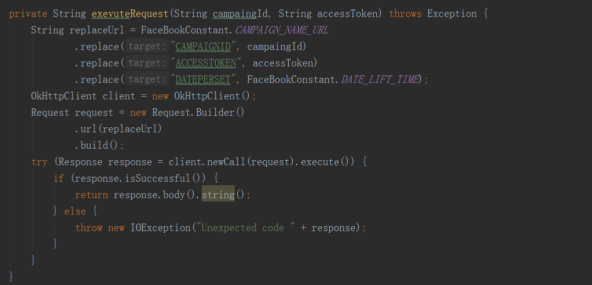 java.lang.IllegalArgumentException Illegal character in query at index