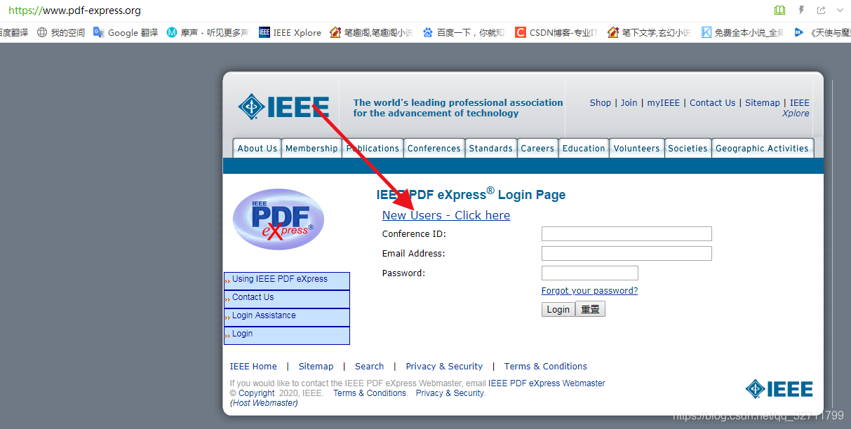 潇洒郎: IEEE PDF eXpress论文审核全步骤_ieee pdf express 会议 id-CSDN博客