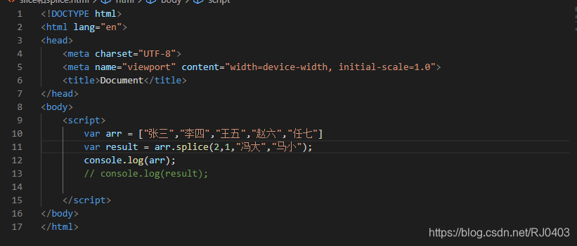 slice和splice的详细介绍及用法_slice和splice用法-CSDN博客