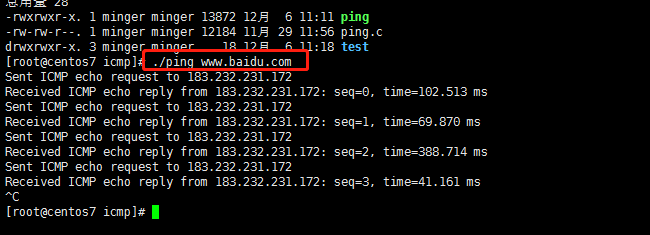 ICMP报文详解之ping实现_struct icmp-CSDN博客