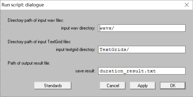 praat script duration manipulation