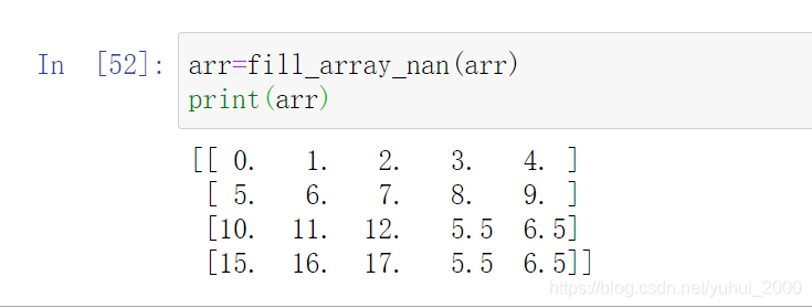 20【numpy中的nan和常用方法】02numpy中填充nan_numpy填充nan-CSDN博客