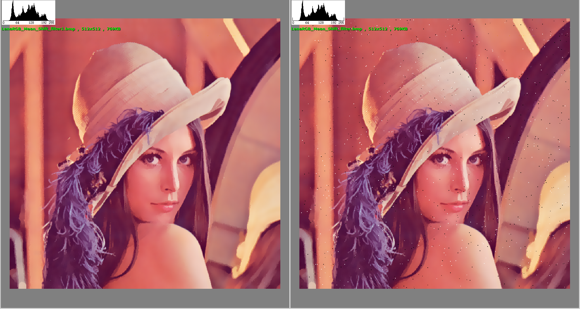 保边滤波之Mean shift filter