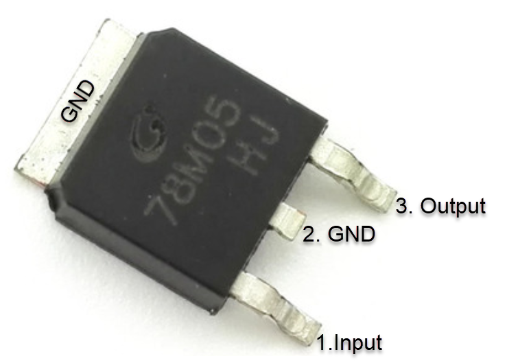 78m05芯片实物图
