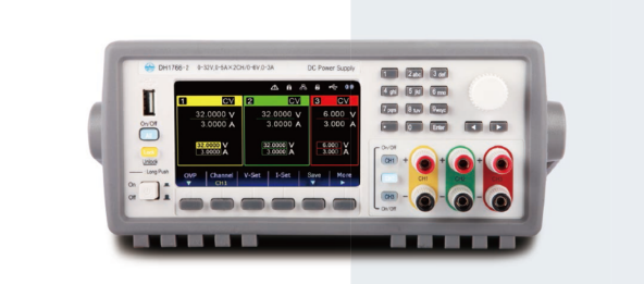 ▲ DH1766三路可编程直流电源