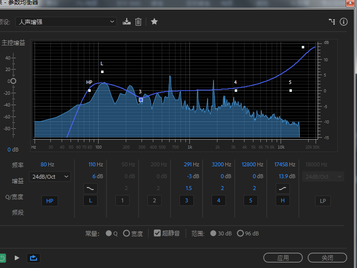 百万调音师—Audition EQ均衡器