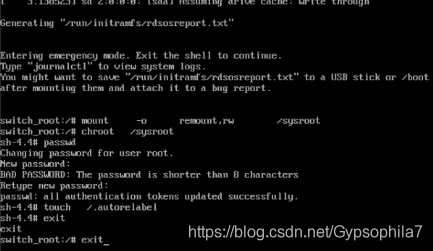 破解root密码精简版