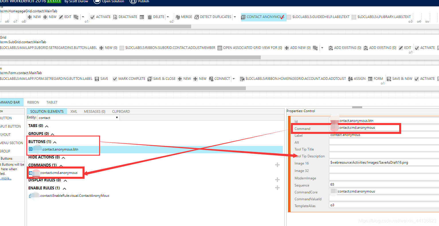 Dynamics 365 CRM Online 使用Ribbon Workbench 2016在view或form上添加按钮并实现CURD ...