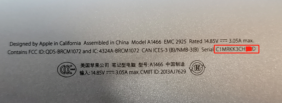 查找Windows和MacBook序列号_苹果笔记本window系统怎么查找序列号的-CSDN博客