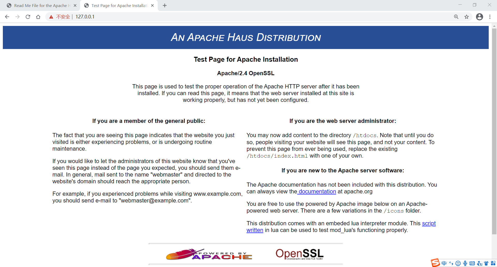 Apache(httpd)服务器在 Windows 上安装与配置_windows apache-CSDN博客