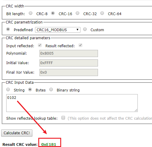 CRC校验python实现--计算crc16校验数据的校验码_在线校验码计算-CSDN博客