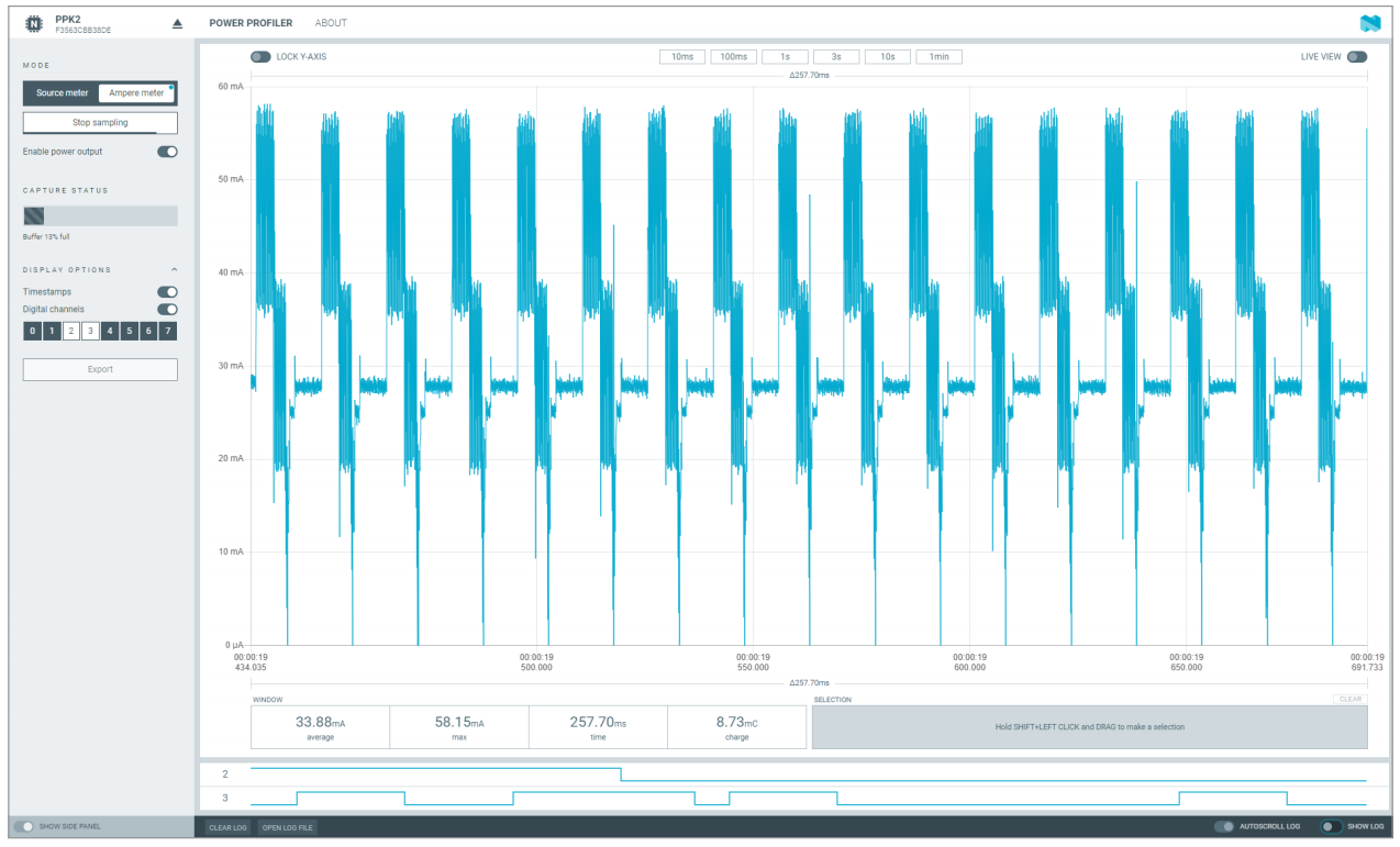Nordic发布二代功耗测量套件Power Profiler Kit II，分辨率100nA，范围200nA到1A，更重要的是开源