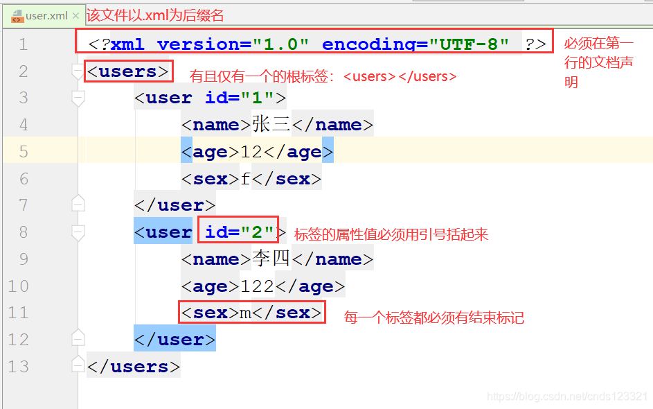 XML学习笔记_xml的标签定义-CSDN博客
