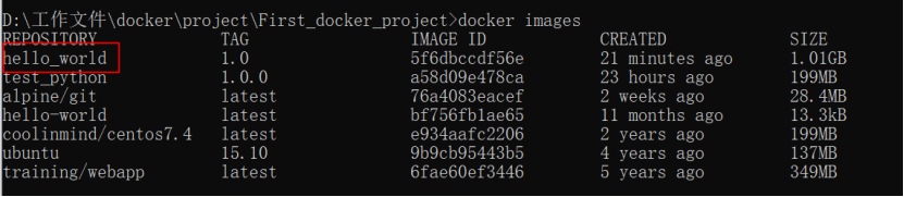 Docker package Python project - Programmer Sought