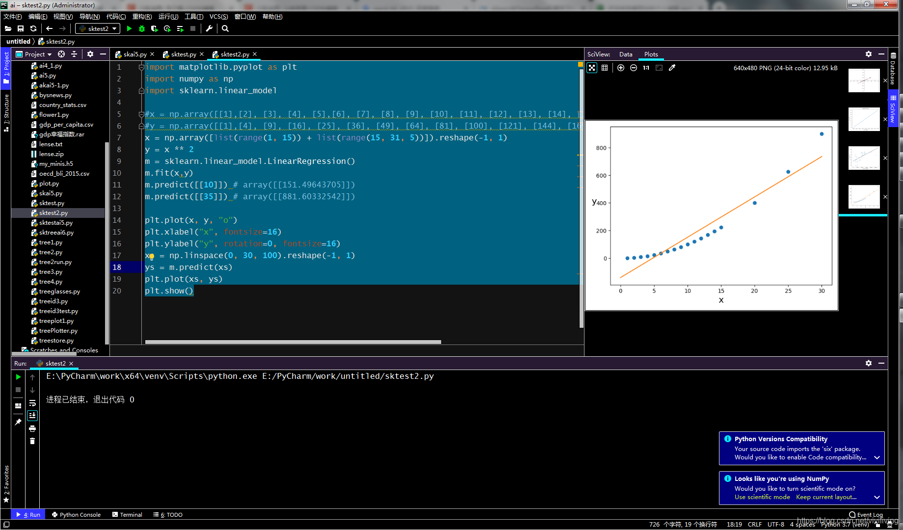 python:ai第七课:sklearn.linear_model回归代码,制图-CSDN博客