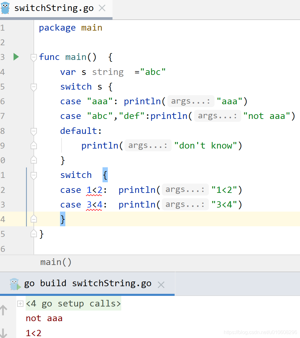 go语言 if for switch_golang if in switch-CSDN博客