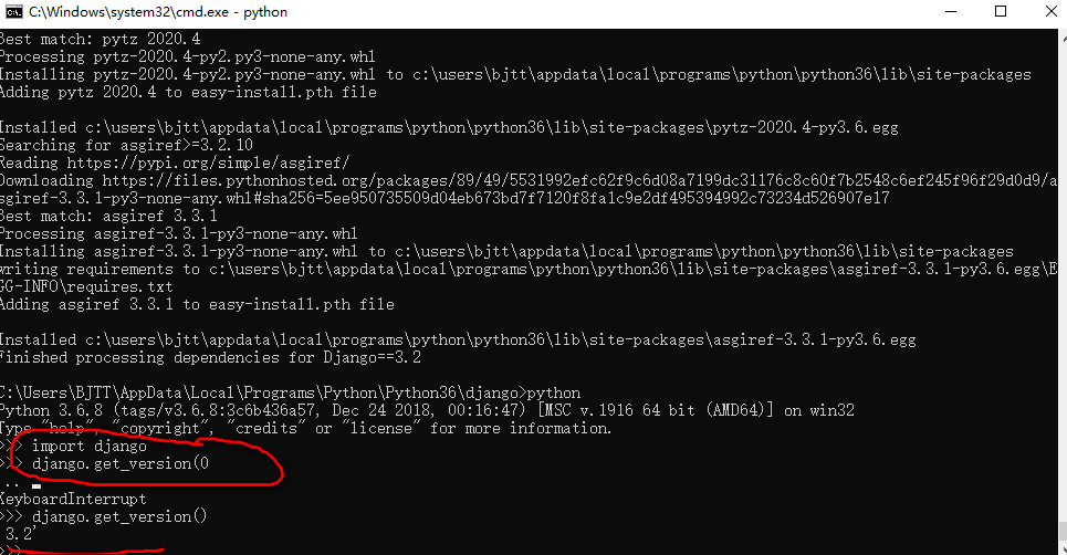 How to install Django under windows - Programmer Sought