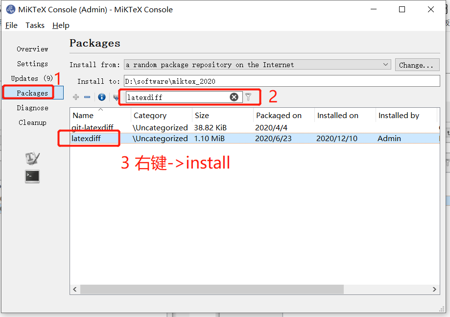 latexdiff使用（latex下的diff，可用于论文修改版本的提交）（附perl的一系列操作）_latexdiff' 不是内部或外部命令