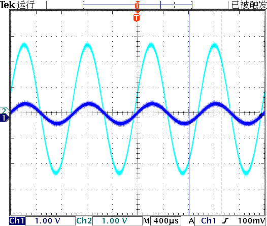 测量电感两端电压波形