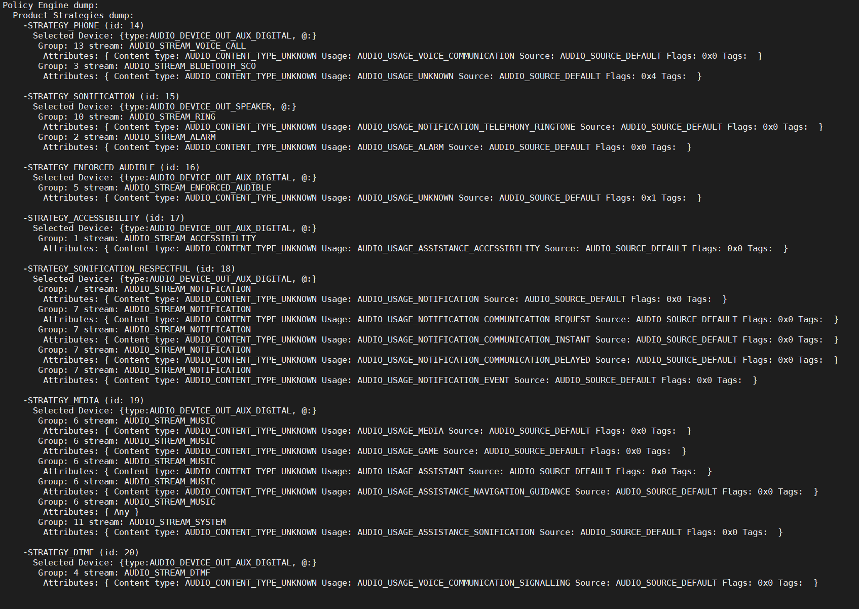 【Android Audio】5、EngineBase加载音量曲线和策略 【基于Android Q 】_android audio