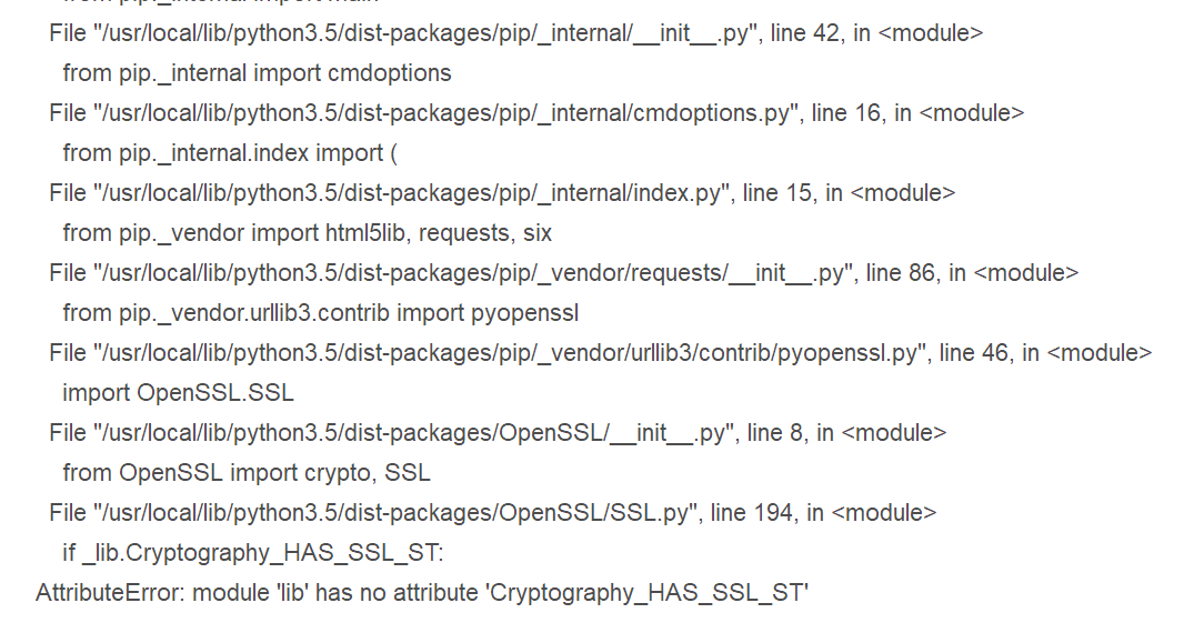 Python安装包Conda报错Attributeerror: Module 'Lib' Has No Attribute  'Cryptography_Has_Ssl_St'_删除Python包: Openssl_小数点Data的博客-Csdn博客