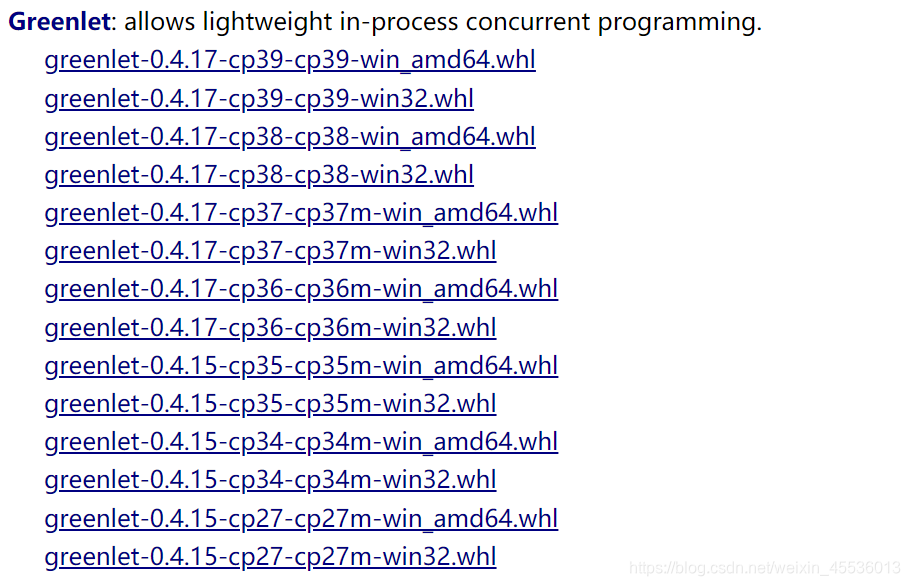 python 学习协程,安装不了gevent库解决方法:_安装greenlent显示错误_环环Huanhuan的博客-CSDN博客