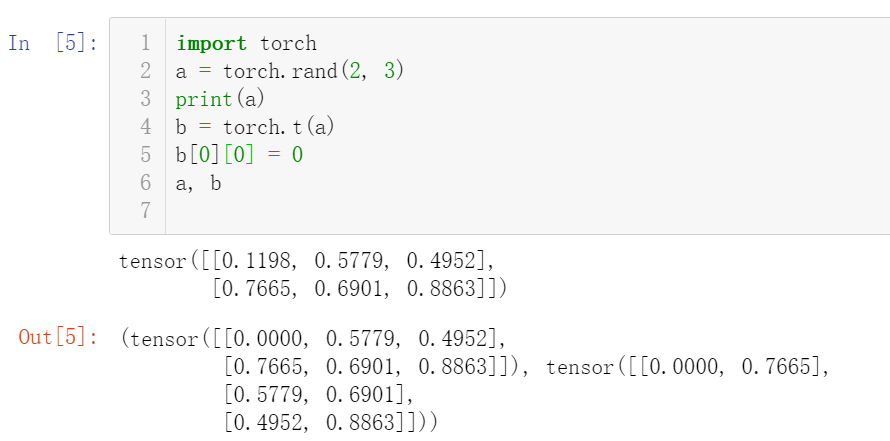 Pytorch每日一学43(torch.t())将二维tensor转置_pytorch .t()-CSDN博客