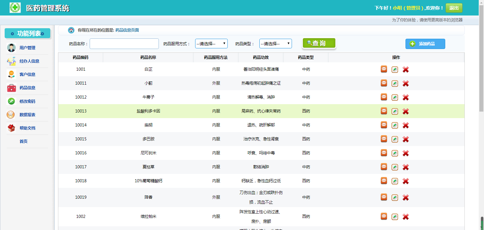 医药信息管理系统帮助api(暂仅作课程设计讲解)_药品管理毕设项目增加