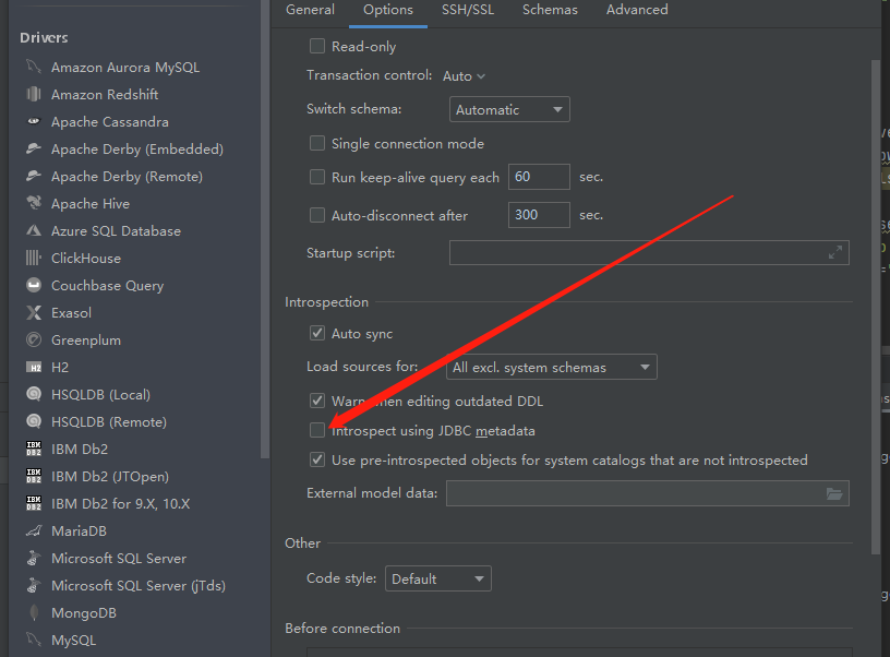 配置IDEA数据源时异常： Numeric overflow_error encountered when performing