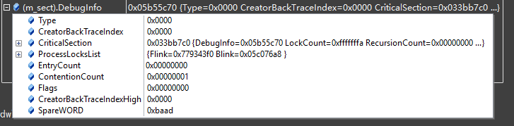 【MFC】CCriticalSection类在Release编译下调用Lock函数会报0xC0000008错误