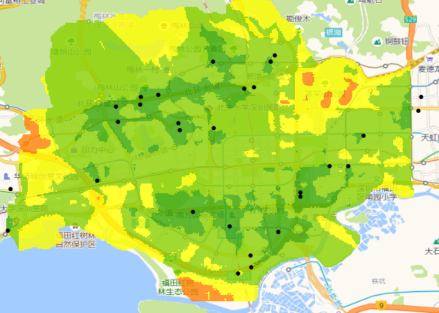 交通等时圈可达性arcgispython