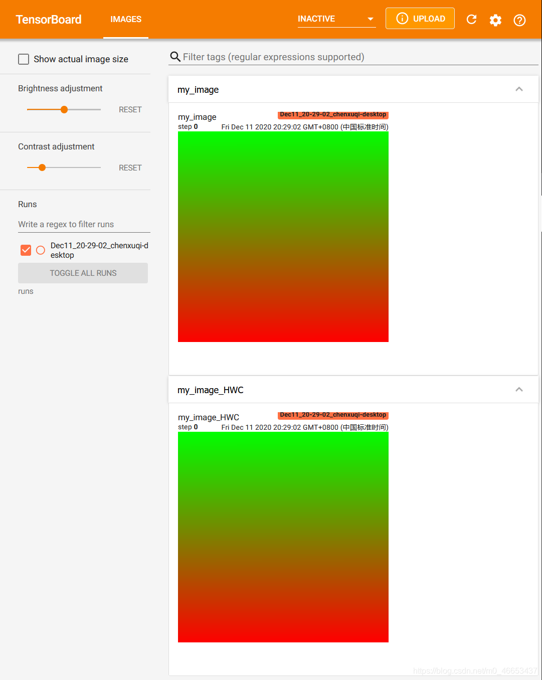 Pytorch中使用tensorboard学习笔记(6) 添加torch.Tensor形式的图片add_image和add_images ...
