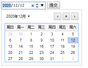 日期显示