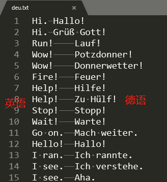 使用lstm建立seq2seq模型进行语言翻译