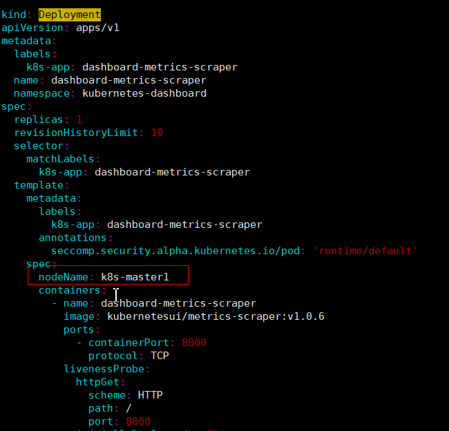kubernetes-dashboard报错:8443: connect: connection refused_connection ...