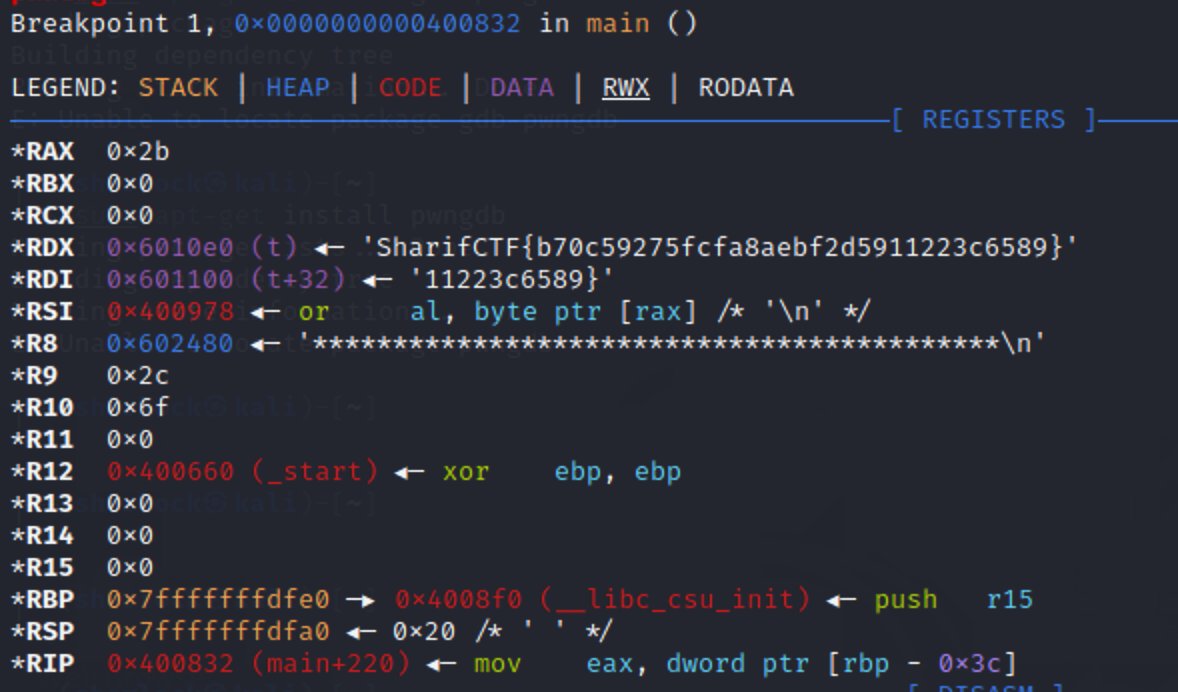 XCTF 攻防世界 Reverse新手题（getit）