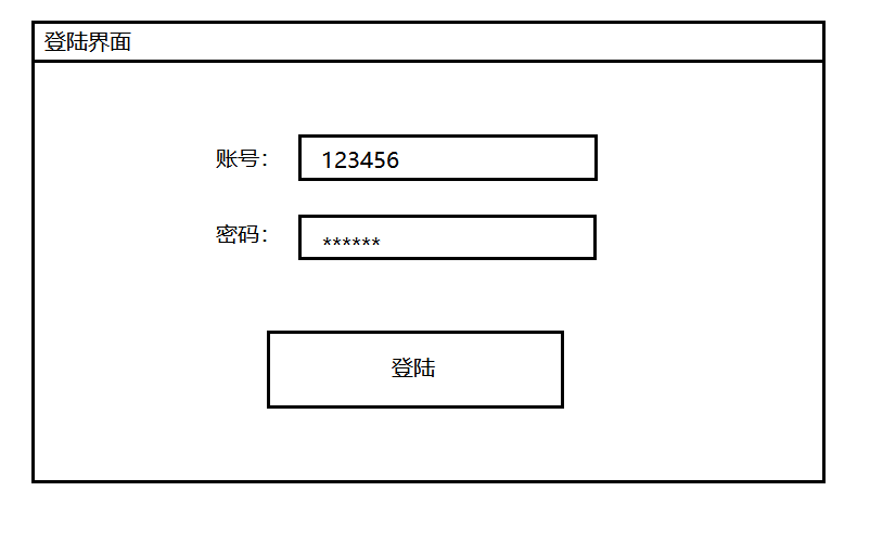 登陸介面UI