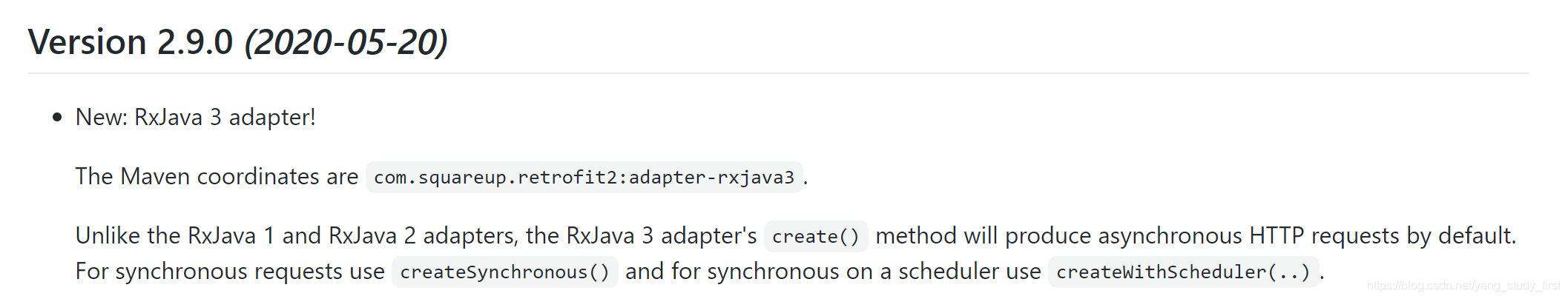 Retrofit支持RxJava3.0