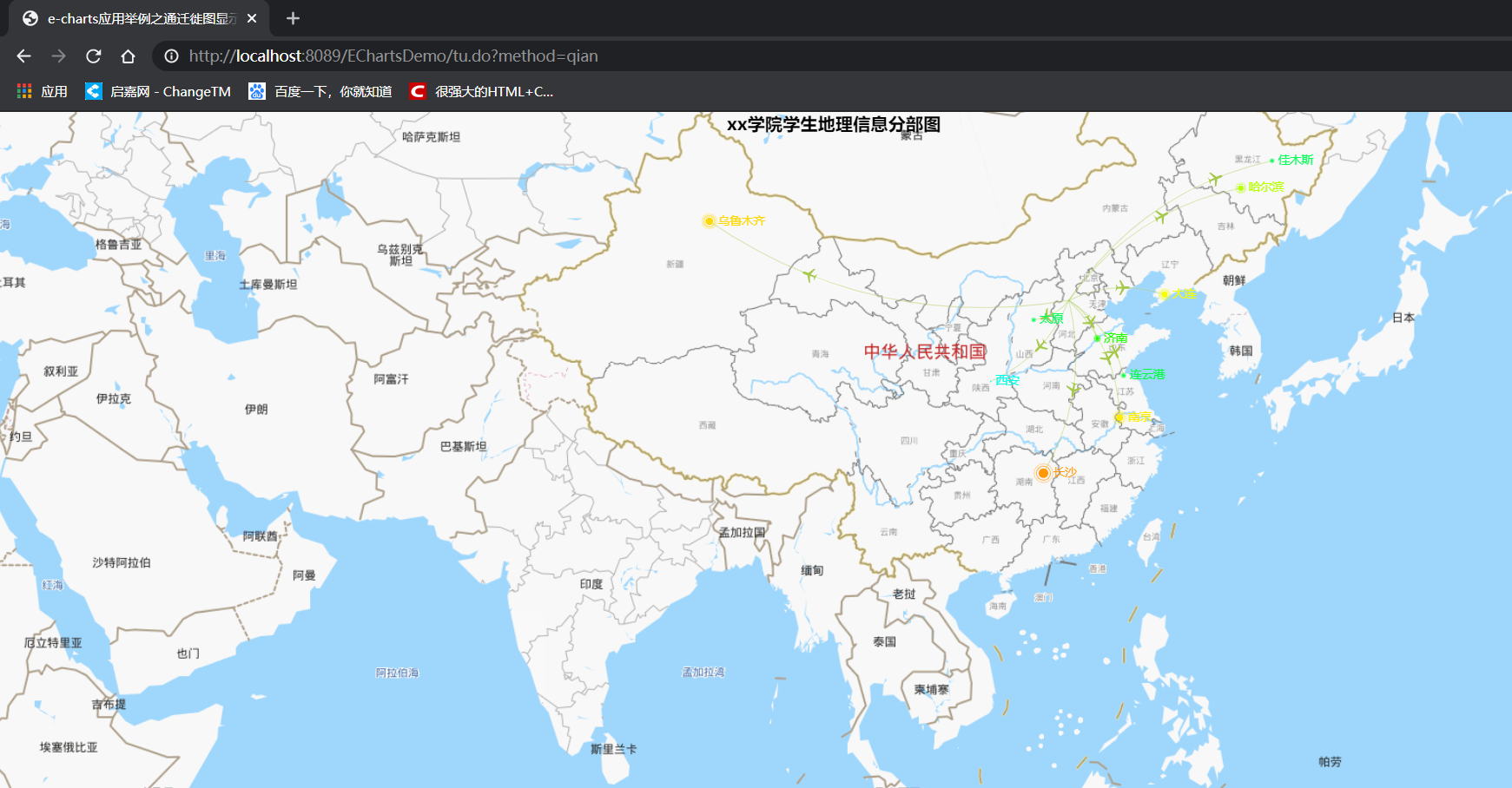 E-Charts数据可视化