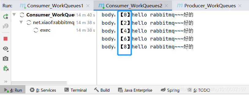 RabbitMQ消息中间件（三）：工作模式之工作队列（Work queues）